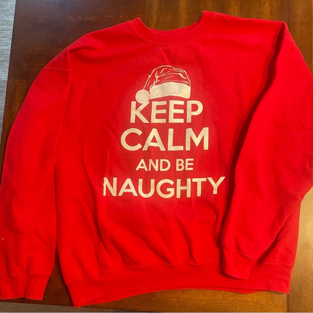 🎅🏽 Christmas Sweater: Keep Calm and Be Naughty